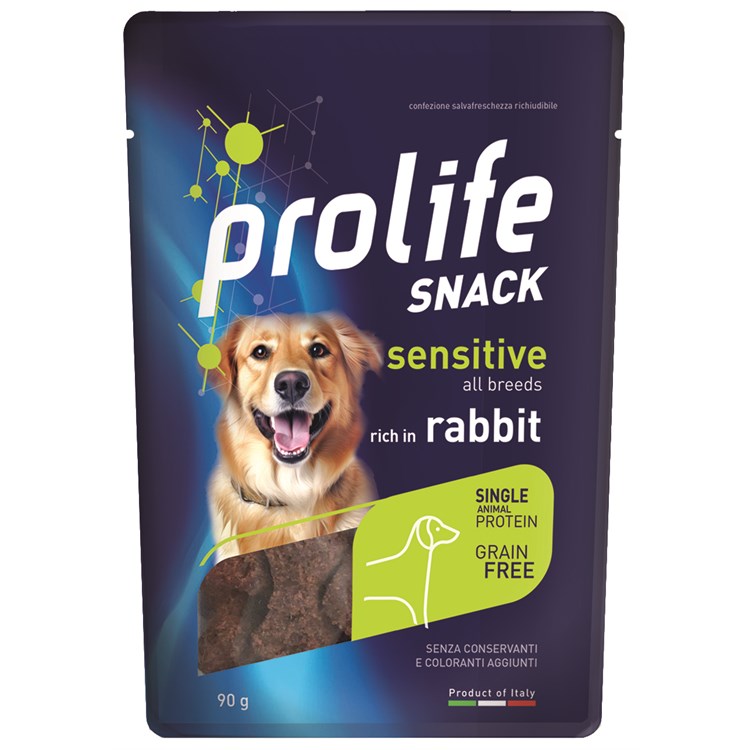 Prolife Snack Sensitive Grain Free Coniglio 90 Gr Premi Cane