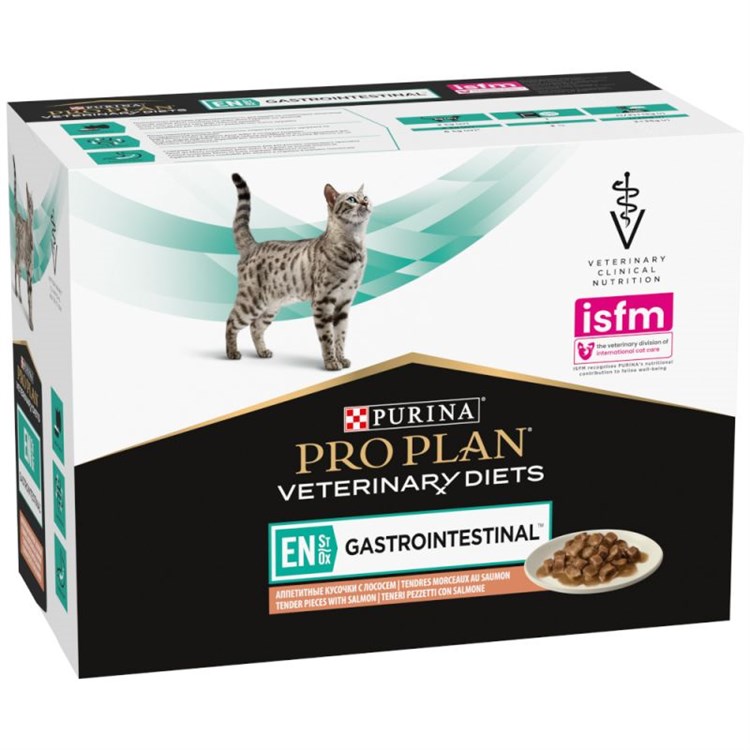 Purina Pro Plan Veterinary Diets EN GASTRO INTESTINAL Salmone 85 gr Busta Umido Gatti