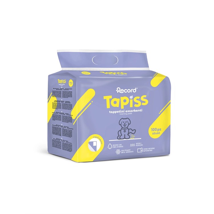 Record Tapiss 100 Tappetini Assorbenti Per Cani 60 x 60