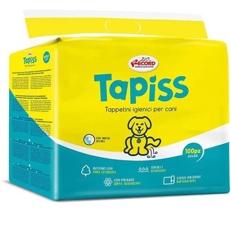 Record Tapiss 600 Tappetini Assorbenti Per Cani 60 x 60