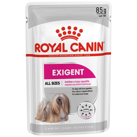 Royal Canin All Sizes Exigent 85 Gr Busta Pate Loaf Umido Per Cane in Cani
