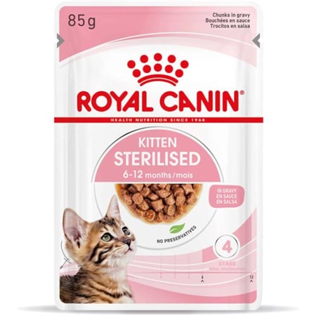 royal canin kitten sterilised instinctive gravy 85 gr