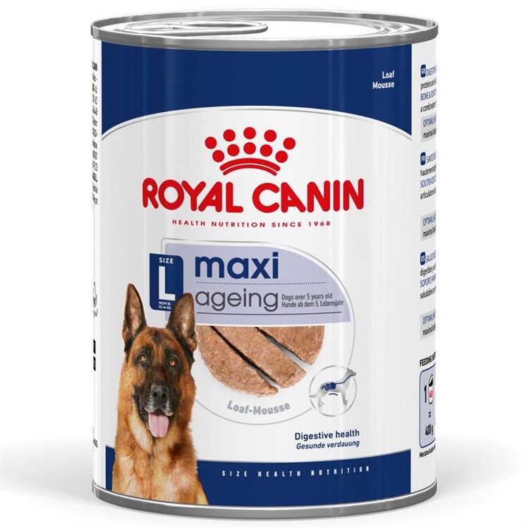 Royal Canin Maxi Ageing 410 Gr Barattolo Pate Umido Per Cane