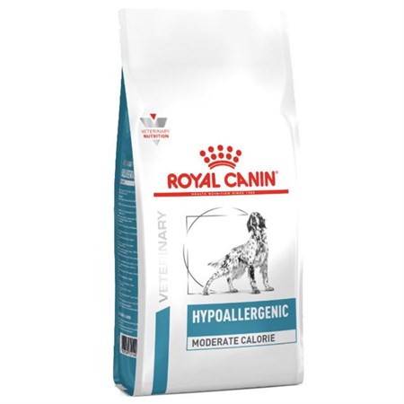 royal canin veterinary diet hypoallergenic moderate calorie 14 kg per cane