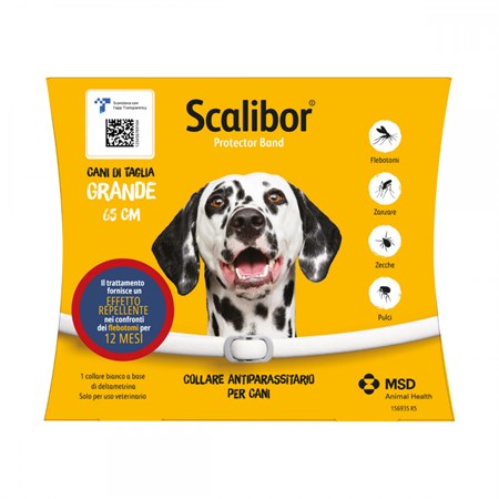 scalibor collare antiparassitario per cani taglia grande 65 cm