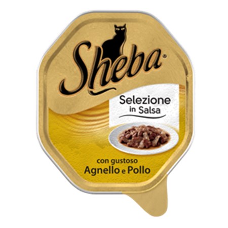 sheba agnello e pollo in salsa 85 gr