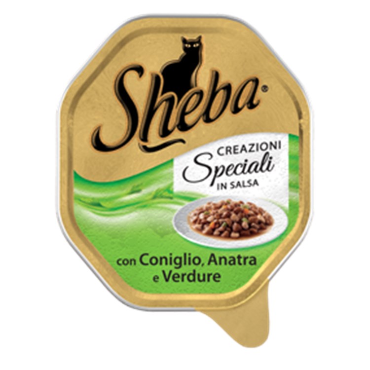 Sheba Coniglio Anatra e Verdure in Salsa 85 gr