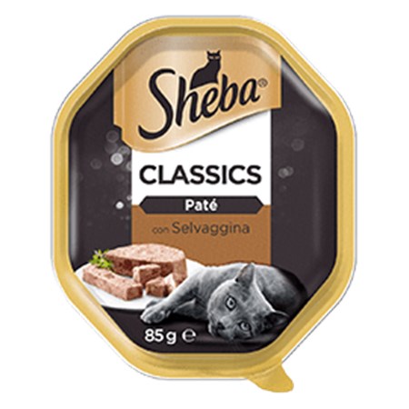 sheba pate classic con selvaggina 85 gr