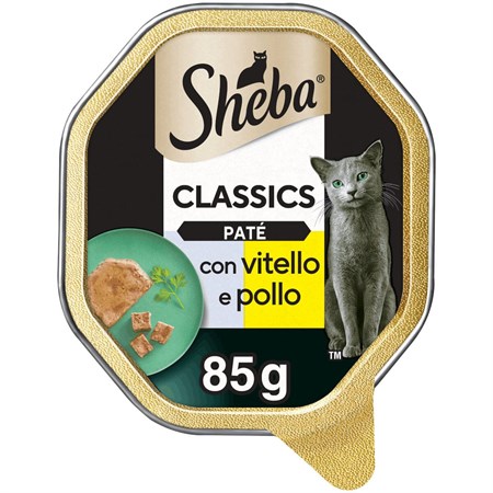 sheba pate classic vitello e pollo 85 gr