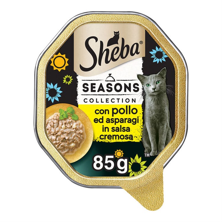Sheba Pollo e Asparagi Salsa 85 gr
