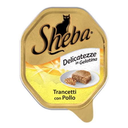 sheba trancetti di pollo in gelatina 85 gr