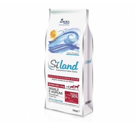 siland monoproteico adult medium large maiale agrumi 3 kg cane