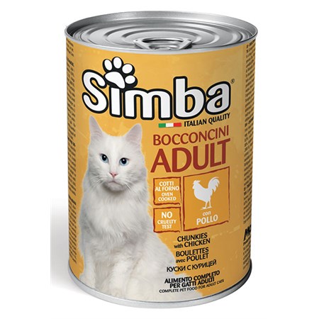 simba bocconcini con pollo 415 gr umido per gatti