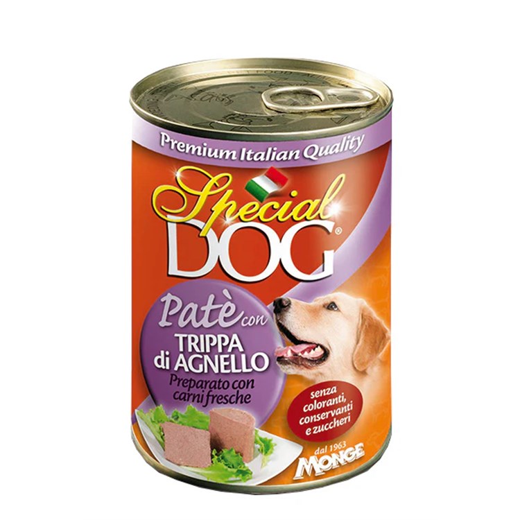 Special Dog All Breeds Adult Paté con Trippa Di Agnello 400 Gr Umido Cane