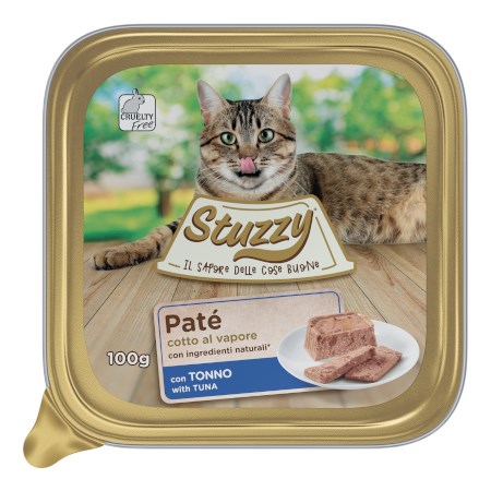 stuzzy cat pate tonno 100 gr vaschetta per gatti