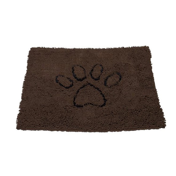 Tappeto Dirty Dog Doormat Medium Marrone In Microfibra