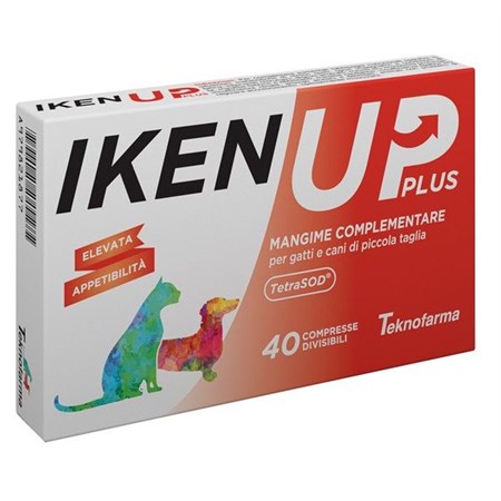 teknofarma iken up plus 40 compresse taglia piccola per cani e gatti