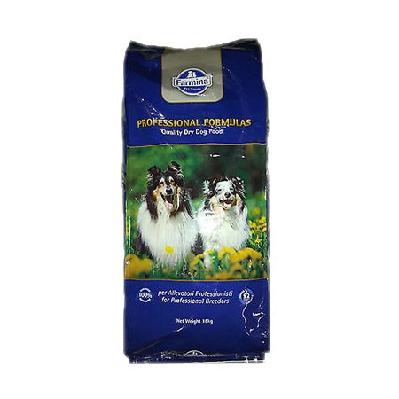 top farmina professional 18 kg pollo crocchette cani danneggiato