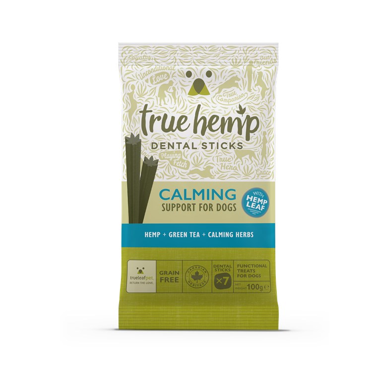 True Hemp Calming Dental Sticks Rilassante 100 grammi Per Cani