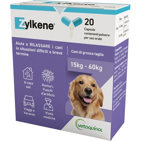 vetenoquinol zylkene 450 mg 20 capsule mangime complementare per cani