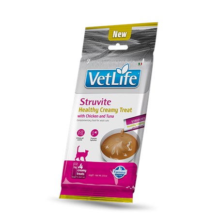 vetlife cat struvite treat pollo e tonno 60 gr