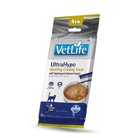 vetlife cat ultrahypo treat hydrolysed salmone 60 gr
