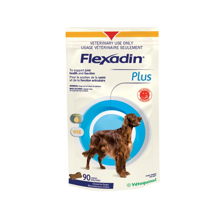Vetoquinol Flexadin PLUS 90 Tavolette Per Cani Talglia M & L oltre 10 kg