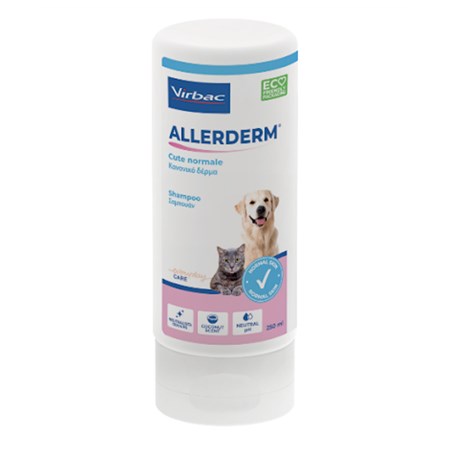 virbac allerderm shampoo cute normale 250 ml per cani e gatti
