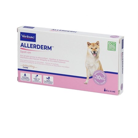 virbac allerderm spot on 4 ml 6 pipette oltre 10 kg
