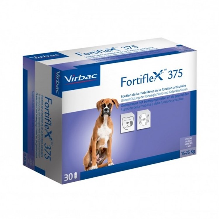 Virbac Fortiflex 375 mg 30 compresse Per Cani
