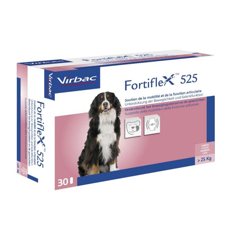 Virbac Fortiflex 525 mg 30 compresse Per Cani