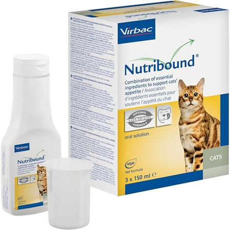 virbac nutribound gatti soluzione orale appetibile 3 x 150 ml 450 ml